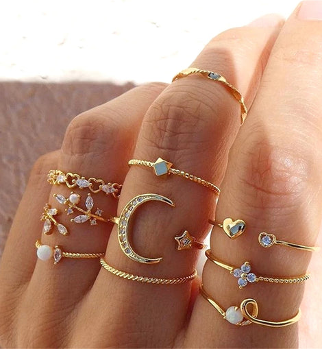 Bohemian Chain Rings